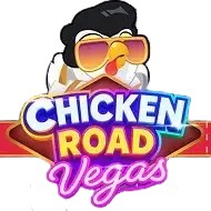 Chicken Road Vegas slot logo by InOut at Luckera CasinoChicken Road Vegas