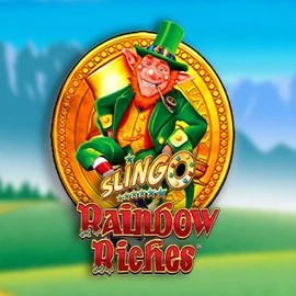 Slingo Rainbow Riches by Gaming Realms, showcased at luckeraacasino.pl – game logo